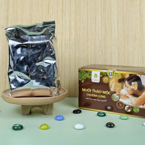 Muối Thảo Mộc Chườm Lưng Aceso - Hộp 1kg