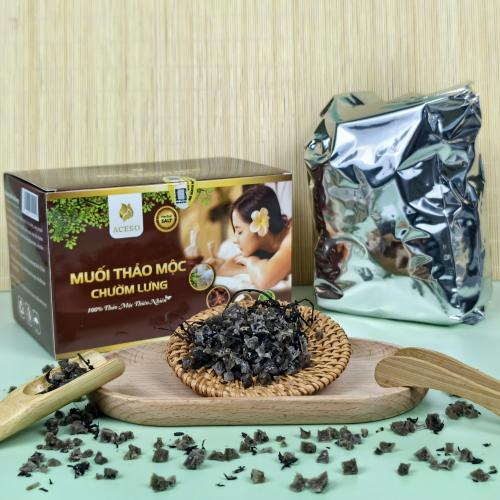 Muối Thảo Mộc Chườm Lưng Aceso - Hộp 1kg