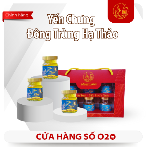 Set Yến Chưng Đông Trùng Hạ Thảo 6 Hũ